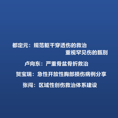 山西省创伤救治联盟第二次学术会议11月14日下午（二）